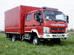 Mitsubishi Fuso Canter 6C18D 4x4 Geratewagen-Logistik Hartmann GW-L 2015 года